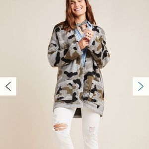 Vera Camo Cardigan anthropologie
